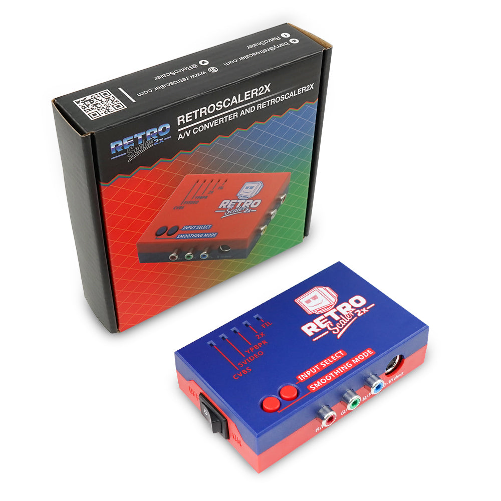 RetroScaler2x A/V to HDMI compatible Converter and Line-doubler