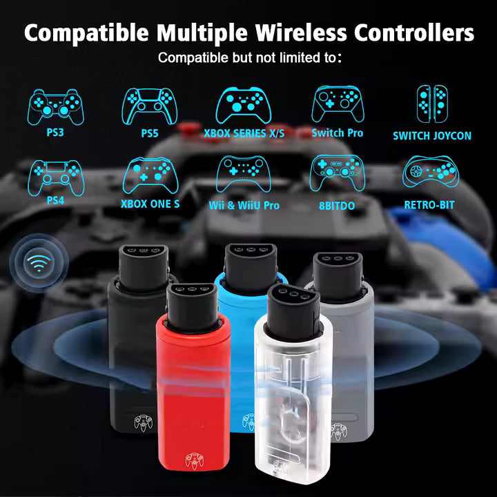 Wireless Controller Adapter for N64 Console – Compatible - PS4, PS5, & 8BitDo