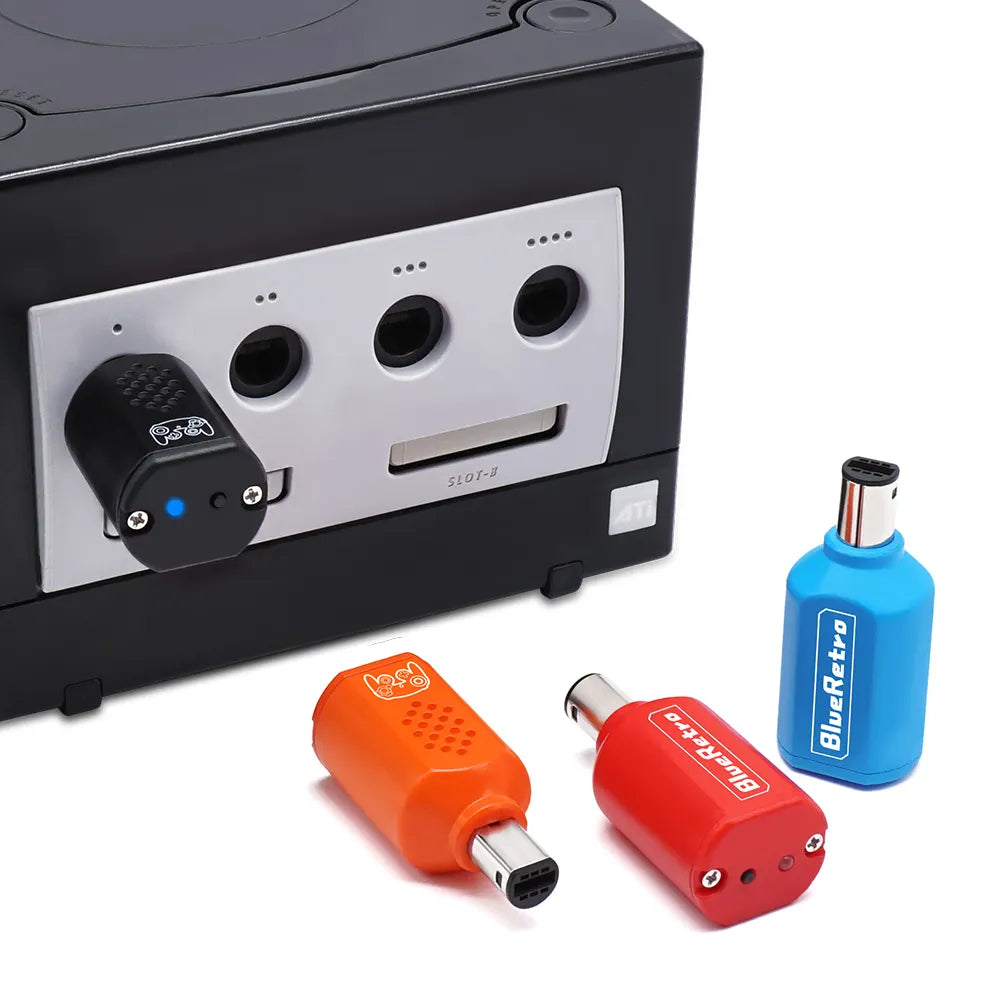 Wireless Controller Adapter for Nintendo GameCube & More – Multi-Platform Compatibility, Long-Range Connectivity, and Low-Latency Performance