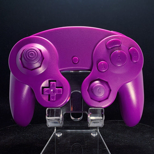 Solid Purple GameCube Controller Shell - GameCube Gamepad Case - Retro Gaming Nostalgia