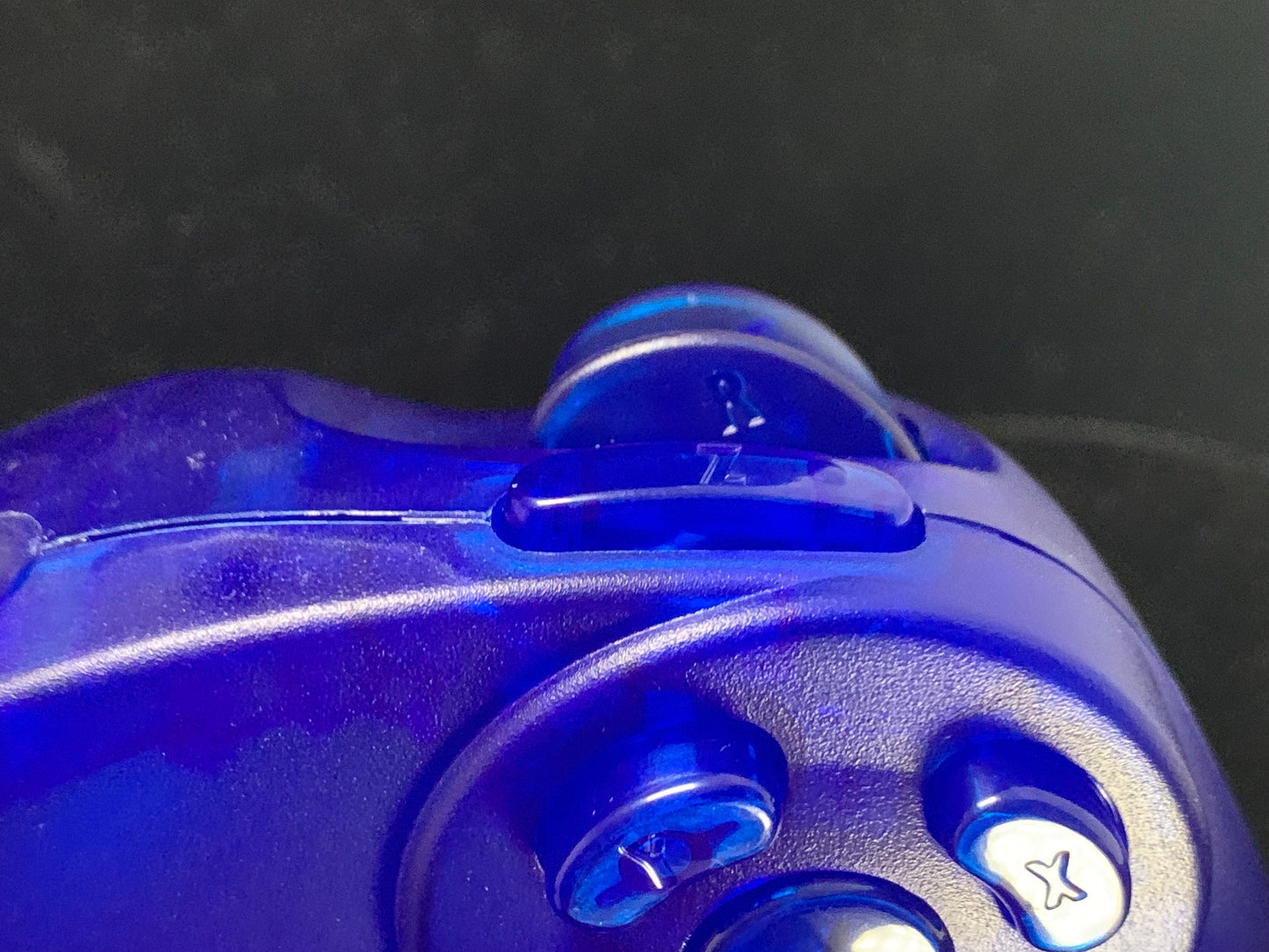 Clear Blue GameCube Controller Shell - GameCube Gamepad Case - Retro Gaming Nostalgia