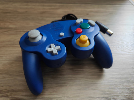 Solid Blue GameCube Controller Shell - GameCube Gamepad Case - Retro Gaming Nostalgia