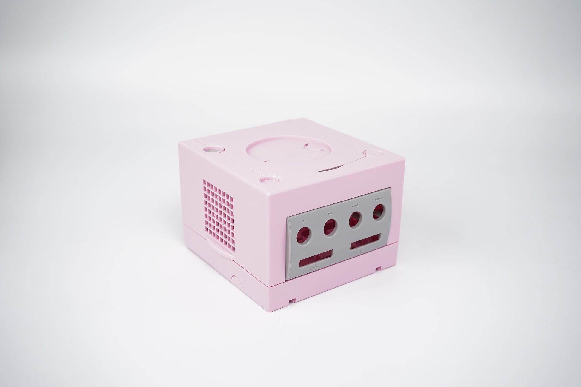 NEW!** UK's First Pink Replacement Shell Case for GameCube - Enhance Your Console's Look!