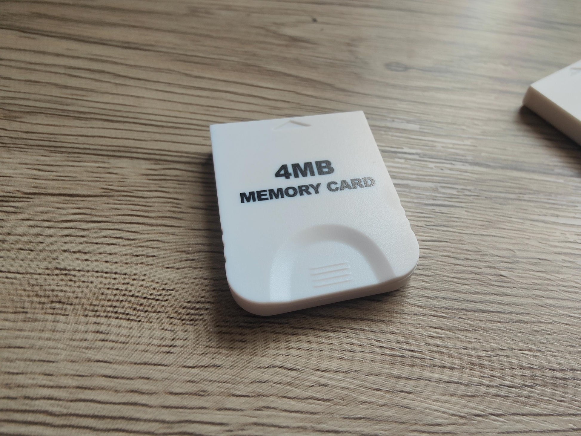 White GameCube Memory Cards 4MB-128MB | High-Capacity Save Storage for Nintendo GC