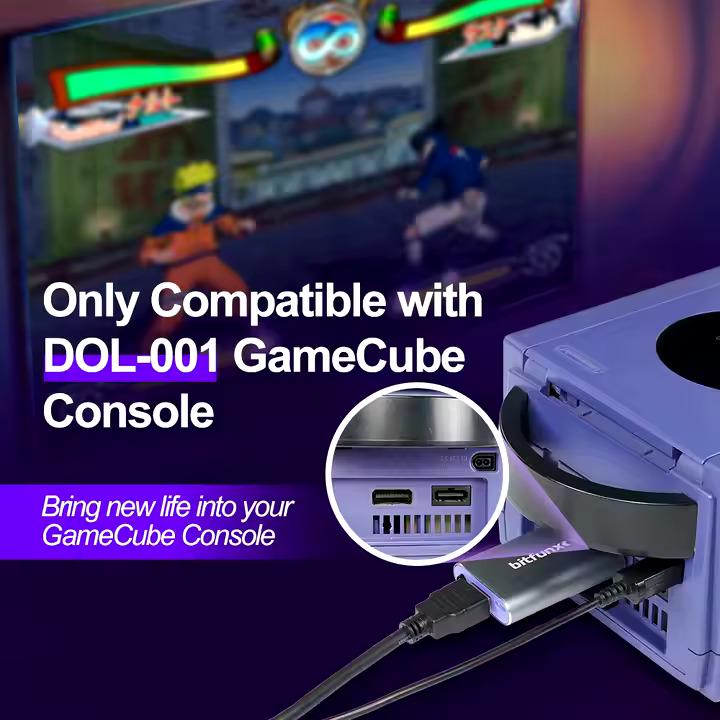 HDMI-Compatible Line Doubler Adapter for Nintendo GameCube (GC2HDMI) – Digital to HDMI Converter