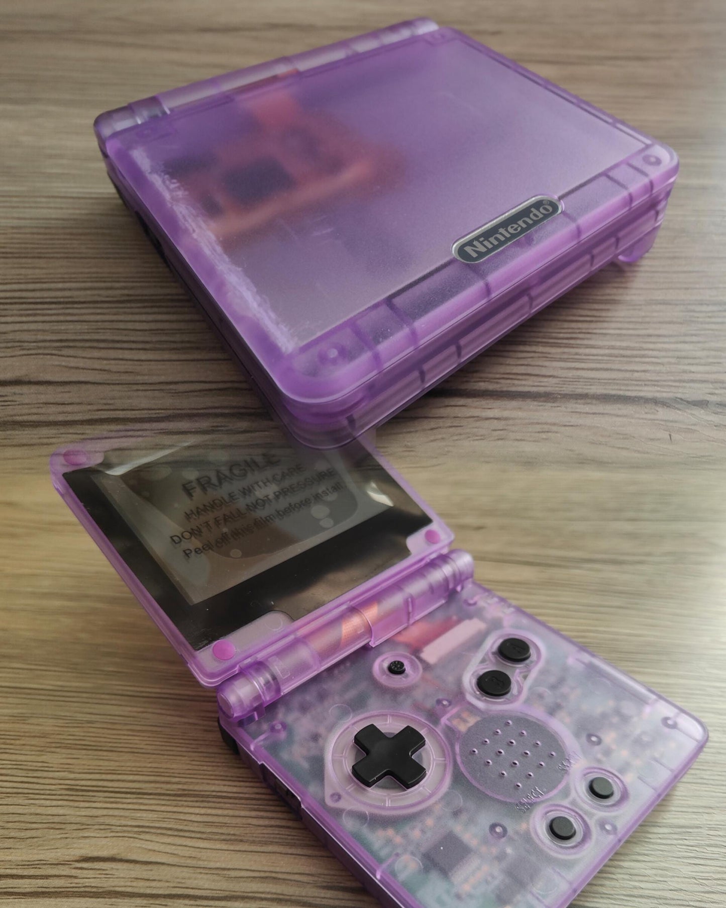 Custom Nintendo Gameboy Advance SP with IPS V2 screen and upgraded battery - Various shell types