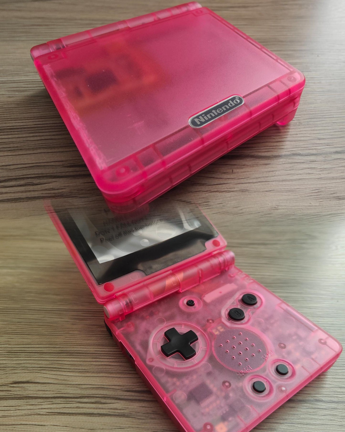 Custom Nintendo Gameboy Advance SP with IPS V2 screen and upgraded battery - Various shell types