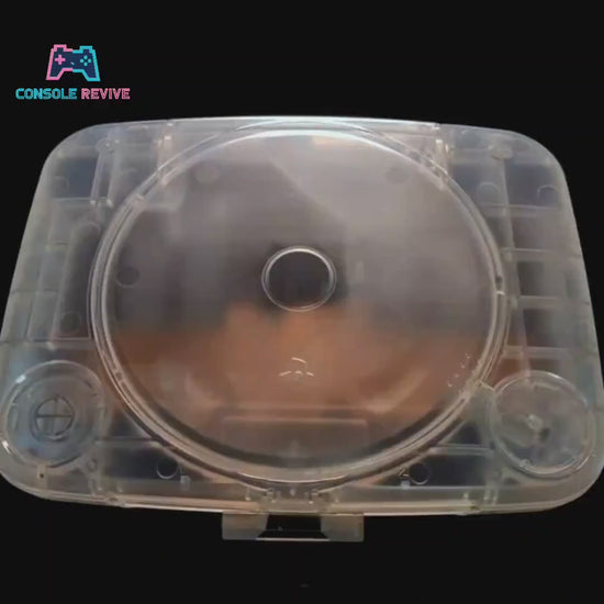 Crystal Clear Transparent Replacement Shell Case for PSOne Console - Enhance Your Console's Look!