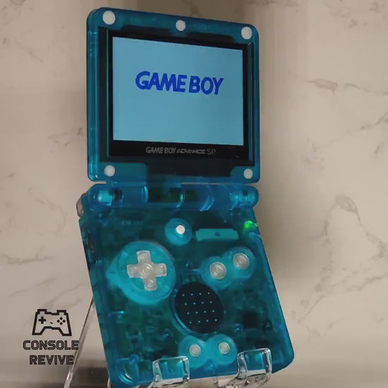 Custom Nintendo Gameboy Advance SP with IPS V2 screen and upgraded battery - Various shell types