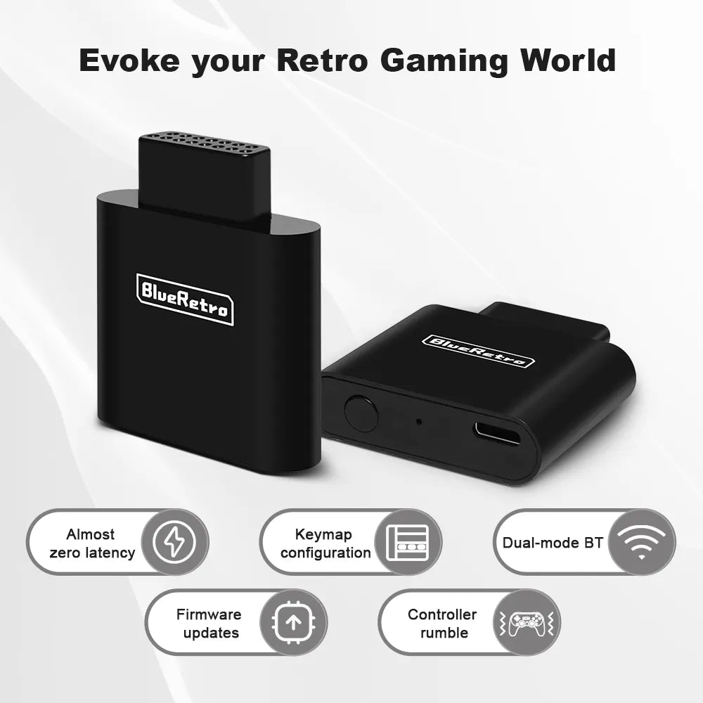 Wireless Controller Adapter for Neo Geo – Compatible with SNK NEO GEO MVS/AES/CD/CDZ, 8BitDo & PS5 Controllers