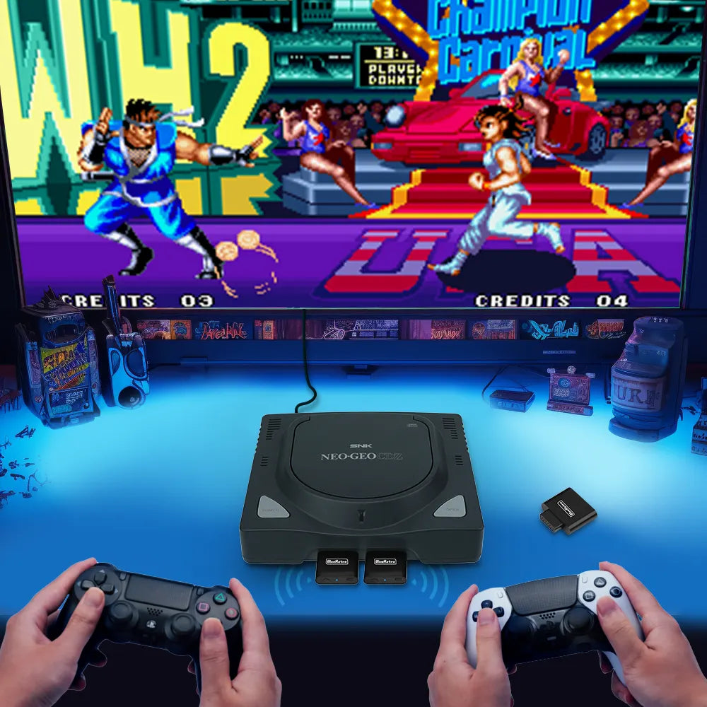 Wireless Controller Adapter for Neo Geo – Compatible with SNK NEO GEO MVS/AES/CD/CDZ, 8BitDo & PS5 Controllers